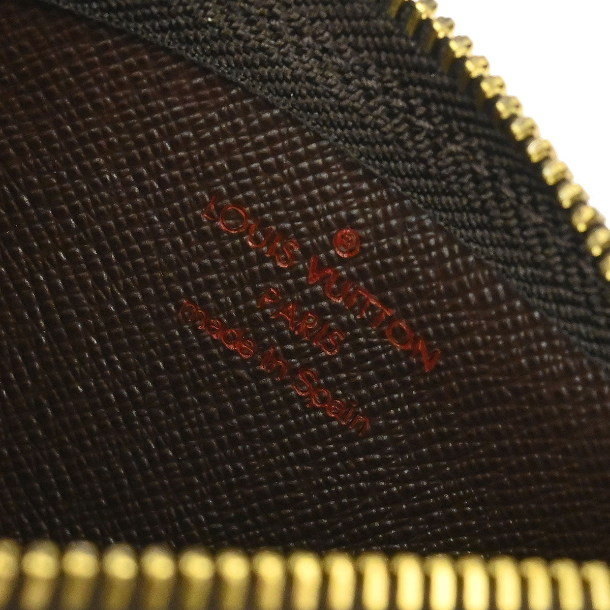 Louis Vuitton Damier Pochette Cles Coin Case Wallet Purse N62658