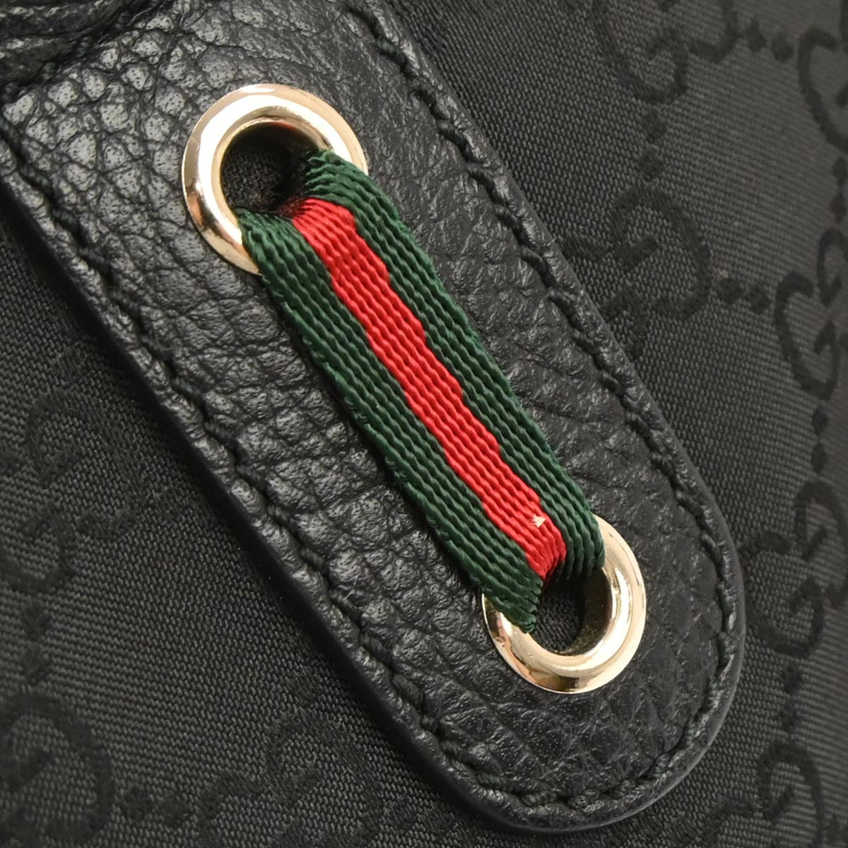 Gucci Black Canvas GG Tote Handbag