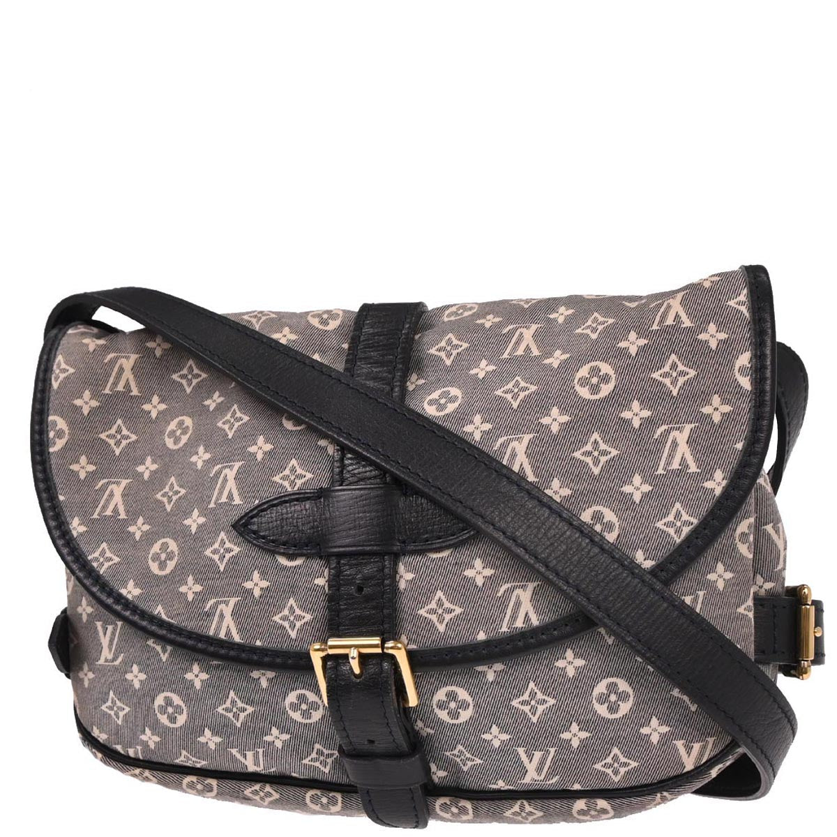 Louis Vuitton Gray Monogram Idylle Saumur PM Shoulder Bag M40666