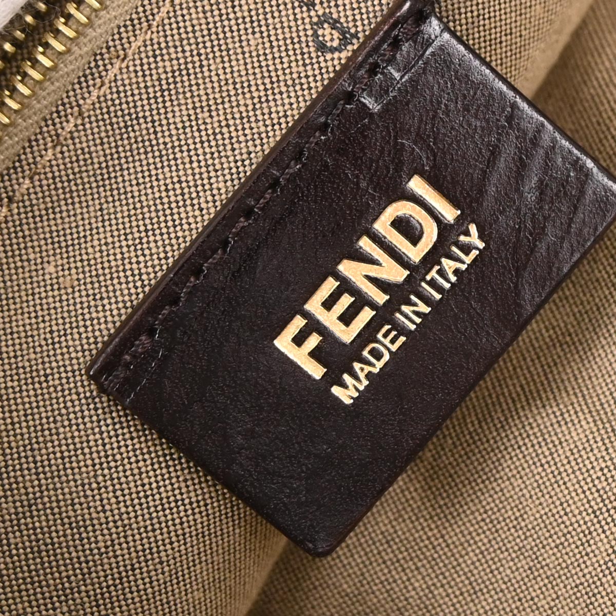 Fendi Brown Leopard Print Handbag