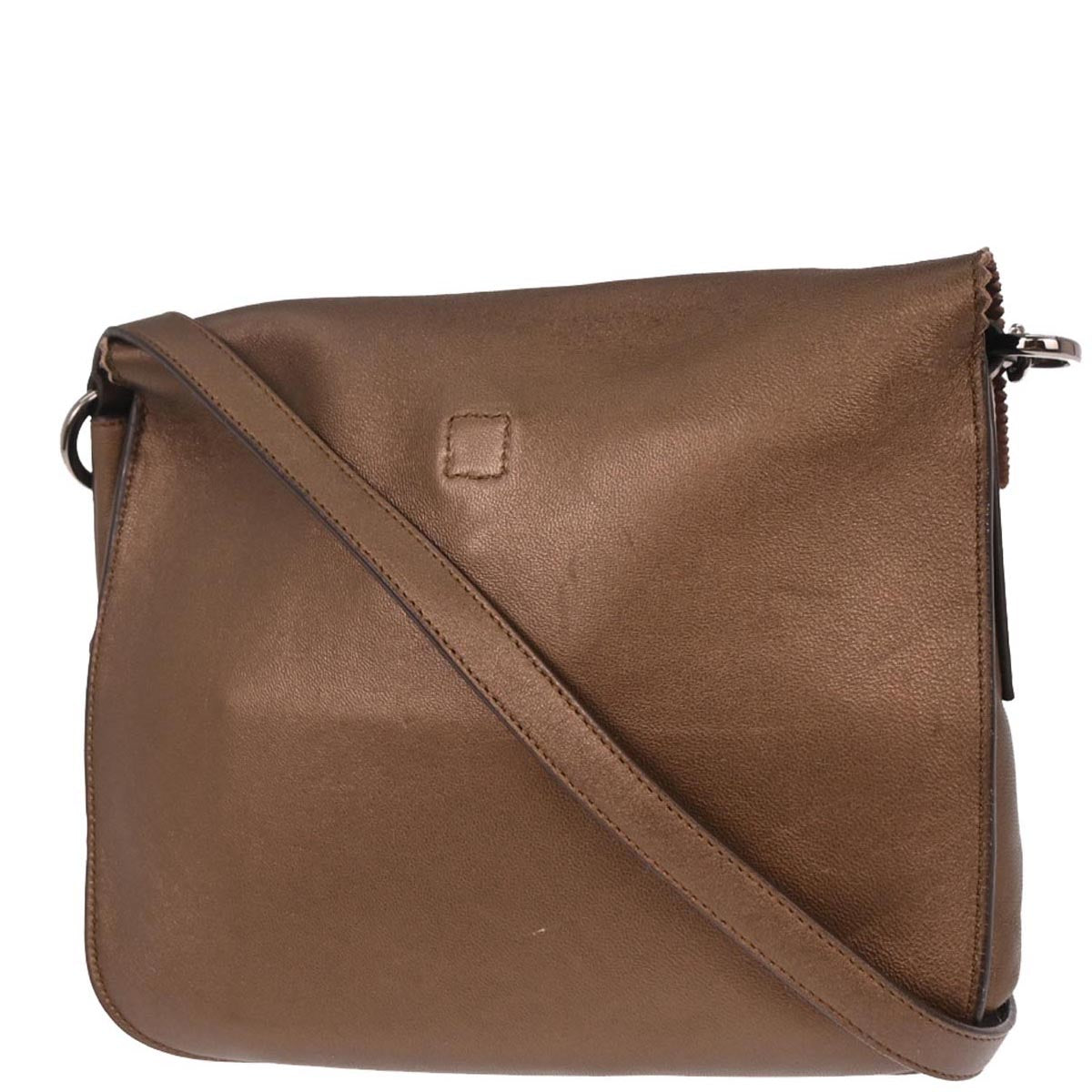 Loewe Brown Sheepskin Flamenco Shoulder Bag