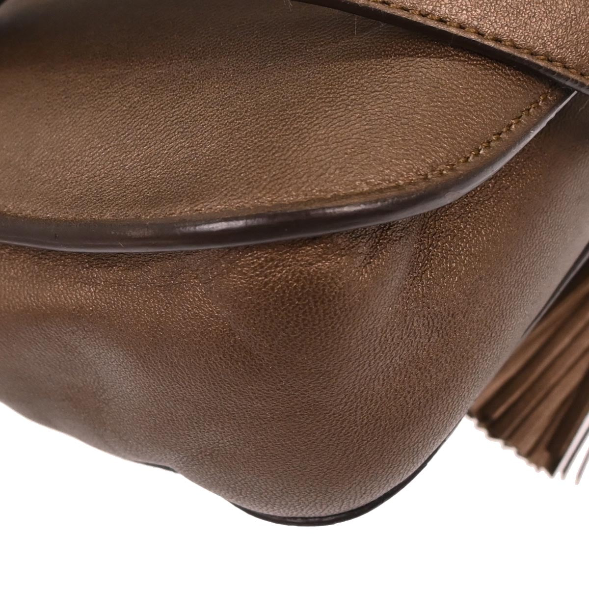 Loewe Brown Sheepskin Flamenco Shoulder Bag