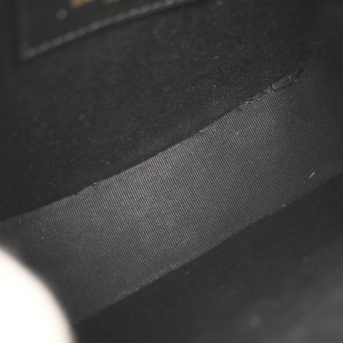 Saint Laurent Black Calfskin Vinyle Shoulder Bag