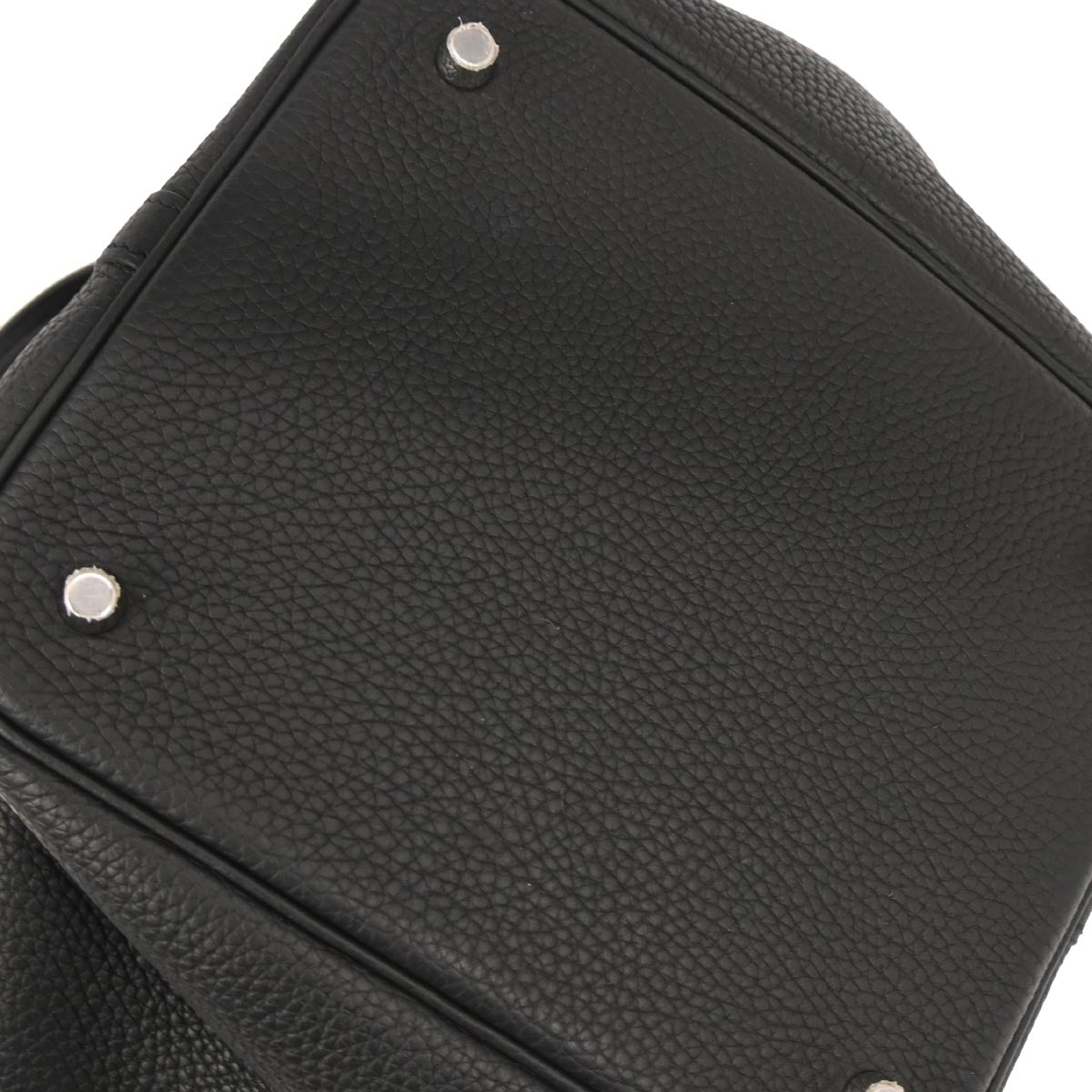 Hermes Black Taurillon Clemence Picotin Lock 22 MM Handbag