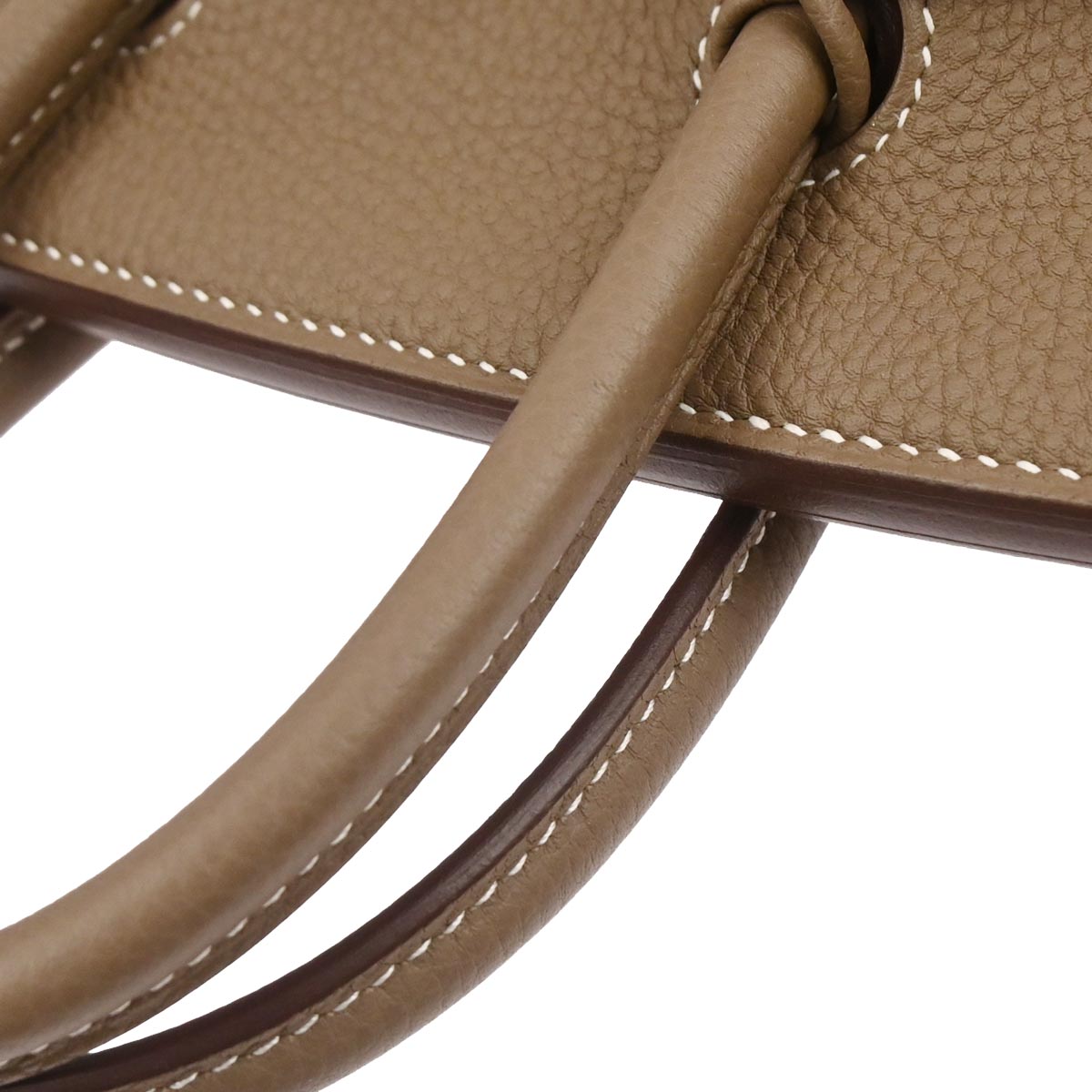 Hermes Etoupe Gray Togo Birkin 25 Handbag