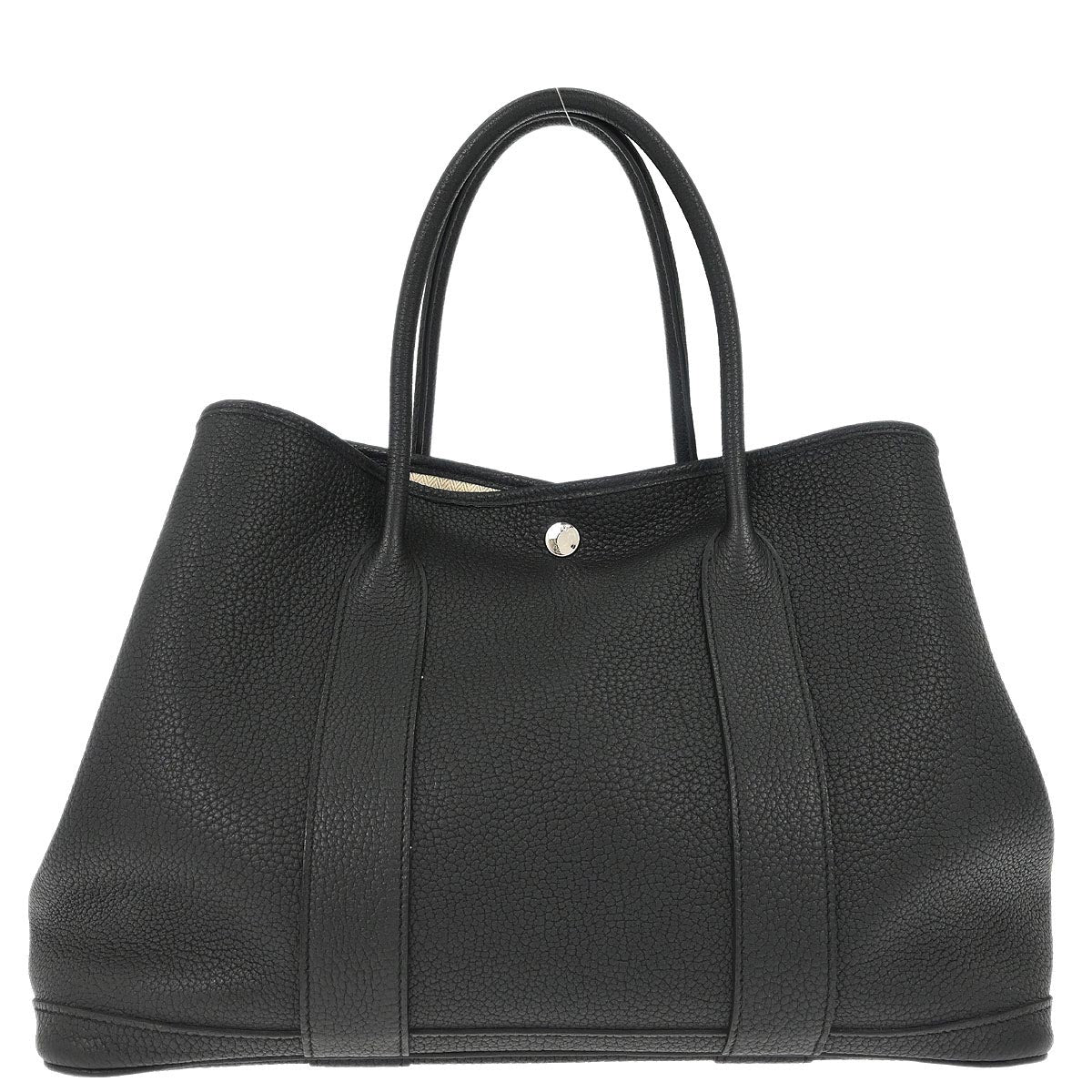 Hermes 2017 Black Negonda Garden Party 36 PM Tote Handbag