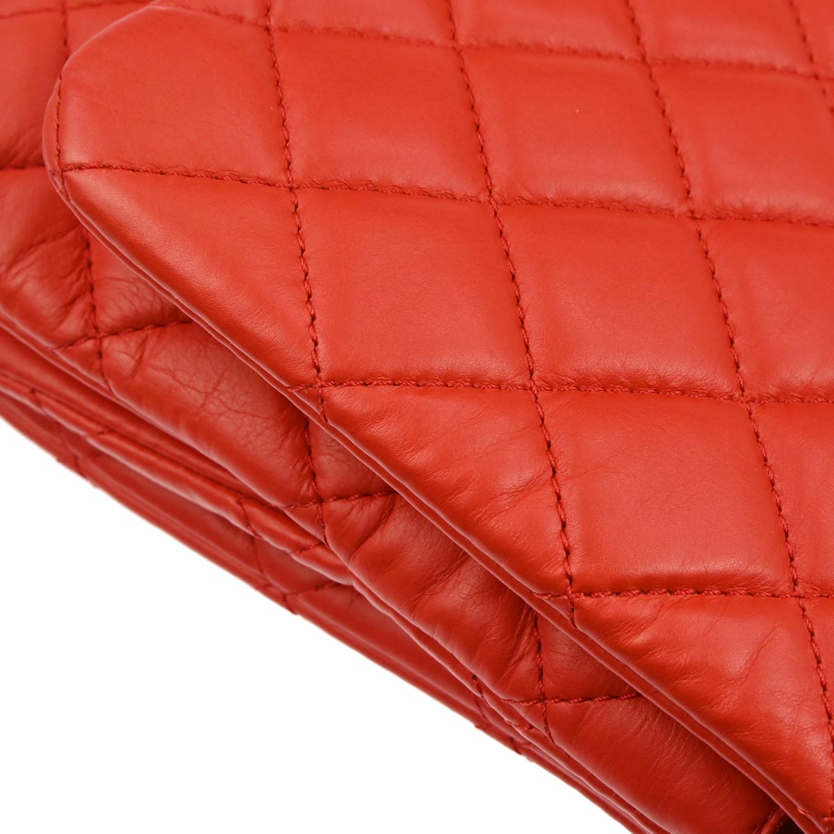 Chanel Red Lambskin Tender Touch Flap Shoulder Bag