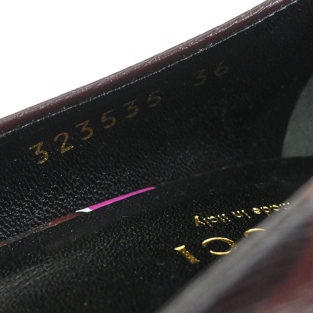 Gucci * Bordeaux Open Toe Pumps Shoes #36