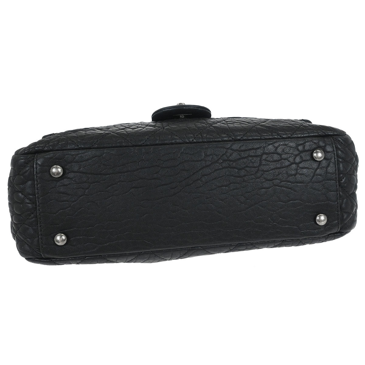 Chanel Black Calfskin Shoulder Bag