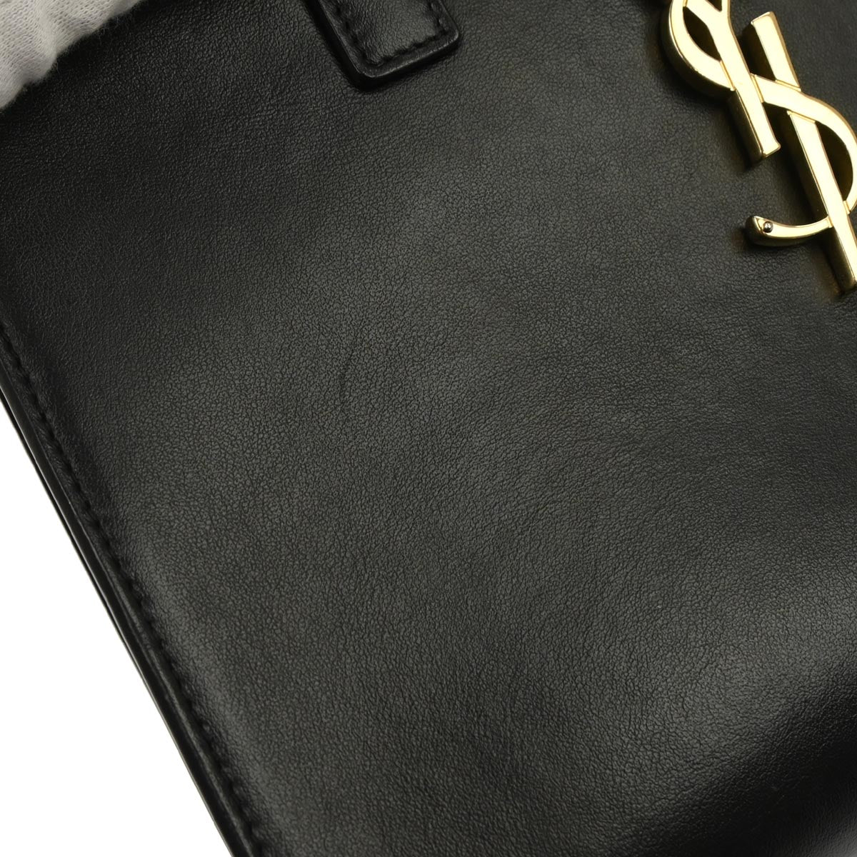 Saint Laurent Black Baby Cabas 2way Shoulder Handbag