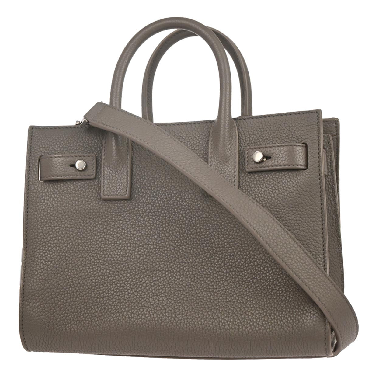 Saint Laurent Gray Sac de Jour 2way Shoulder Handbag