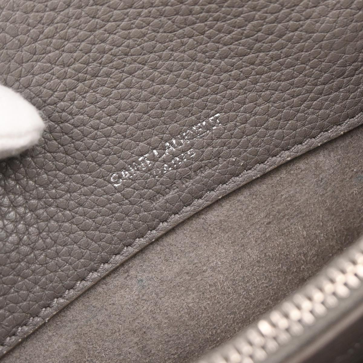 Saint Laurent Gray Sac de Jour 2way Shoulder Handbag