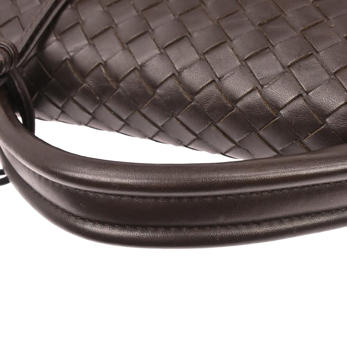 Bottega Veneta Brown Calfskin Intrecciato Briefcase Handbag