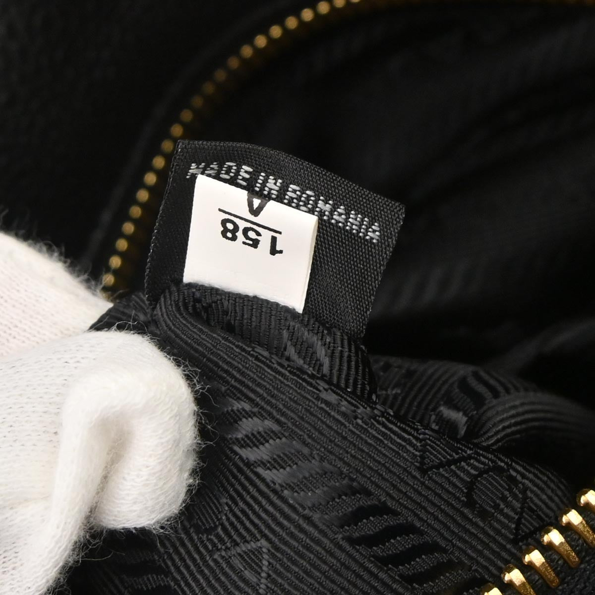 Prada Black Leather 2way Shoulder Handbag