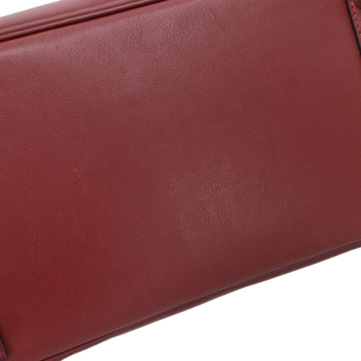 Hermes Rouge H Swift Birkin 30 Handbag