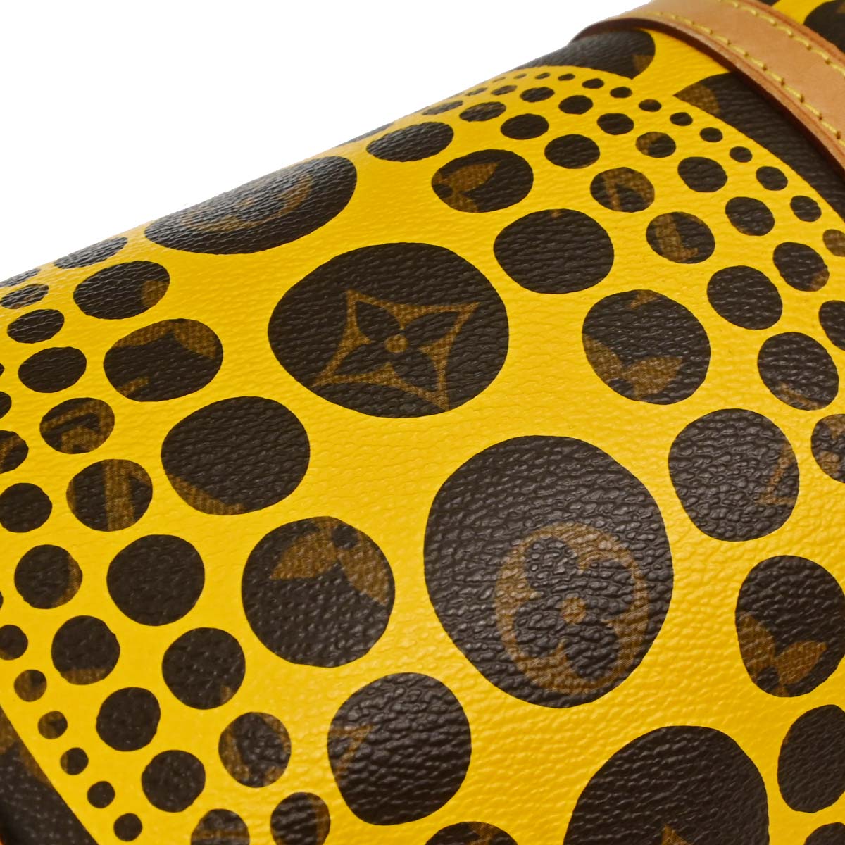 Louis Vuitton Yellow Pumpkin Dot Papillon 30 Handbag M40688