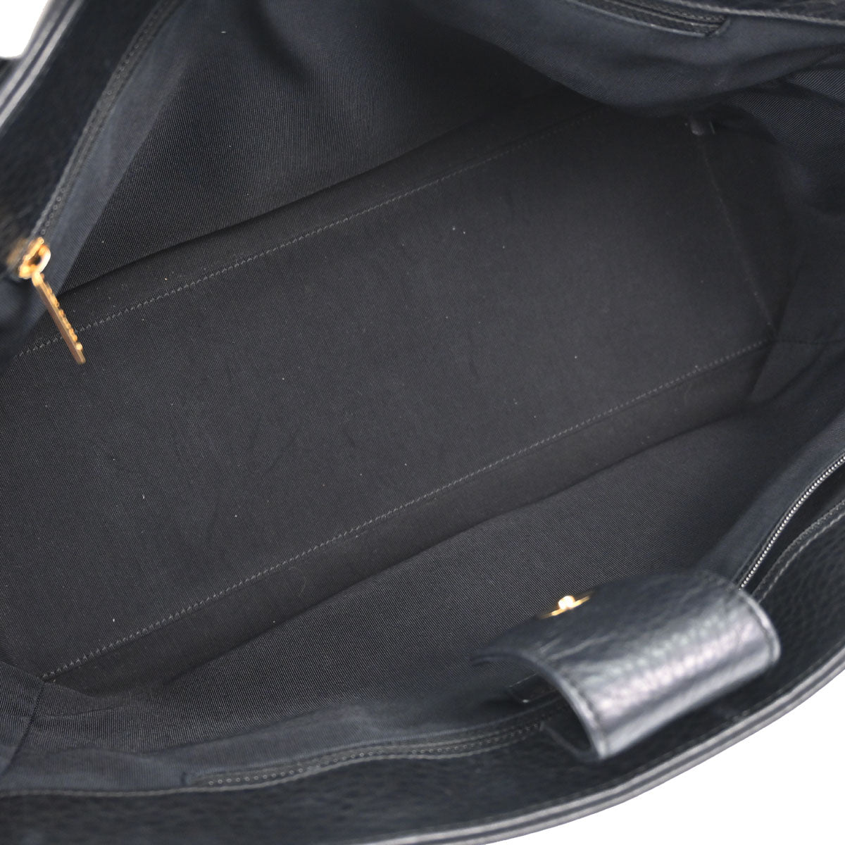 Chanel 2014 Black Deerskin Executive Cerf 2way Shoulder Tote Bag