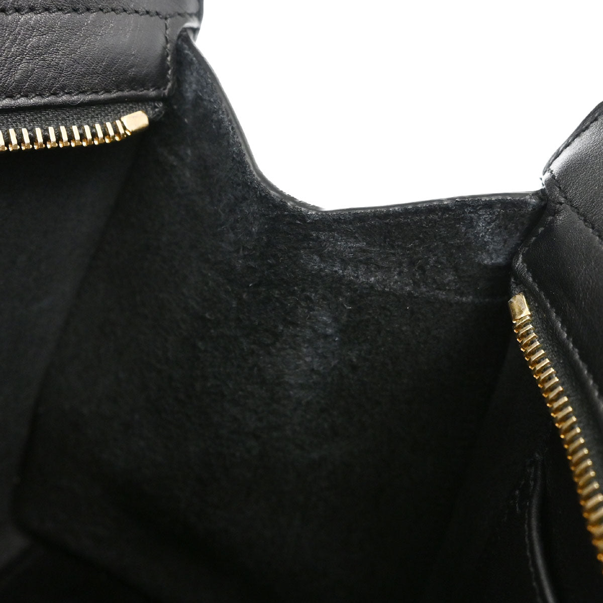 Saint Laurent Black Calfskin Baby Cabas 2way Shoulder Handbag