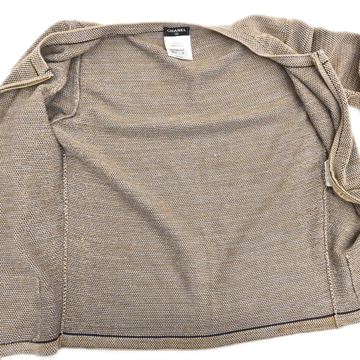 Chanel 2011 Cardigan Beige #38