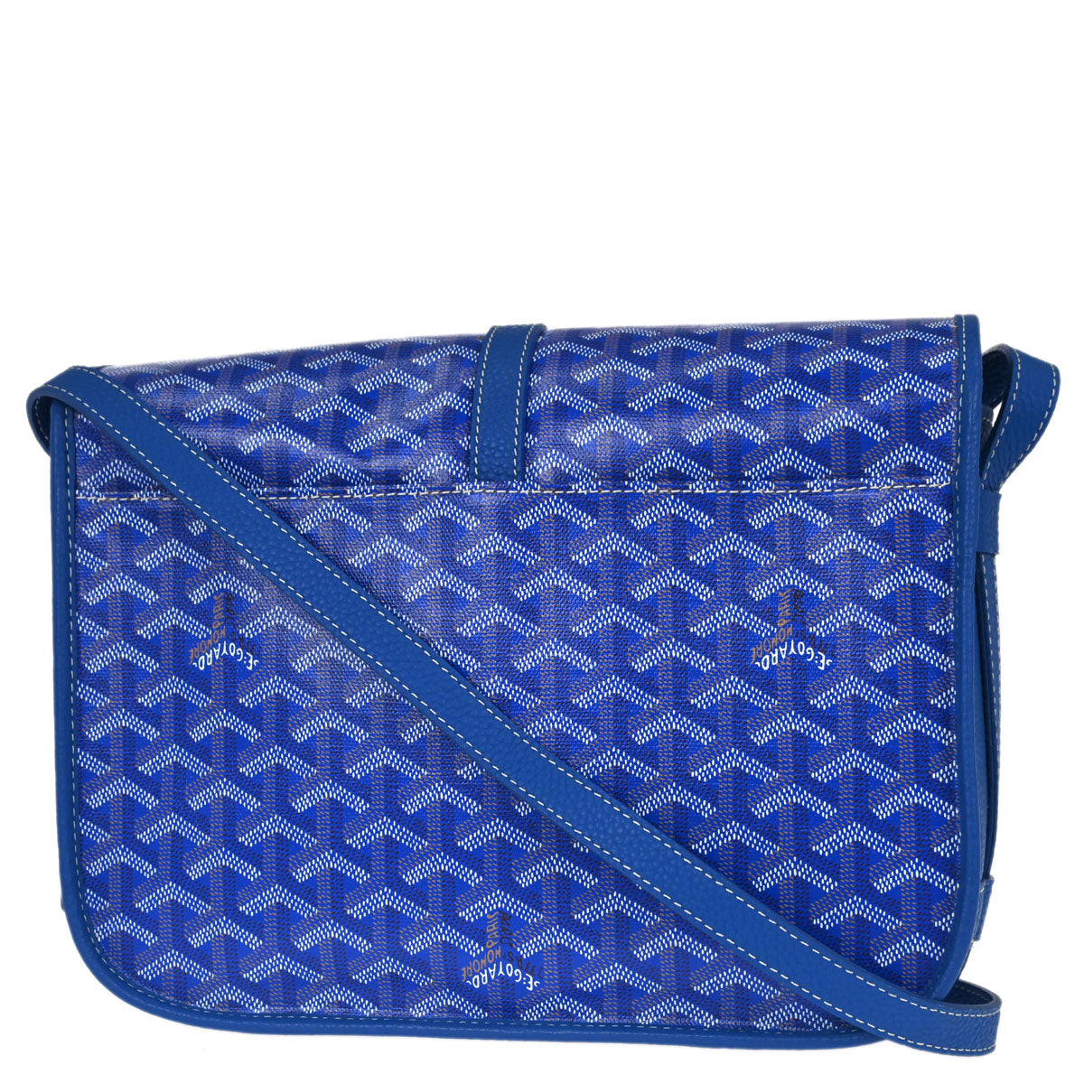 Goyard Blue Belvedere MM Shoulder Bag
