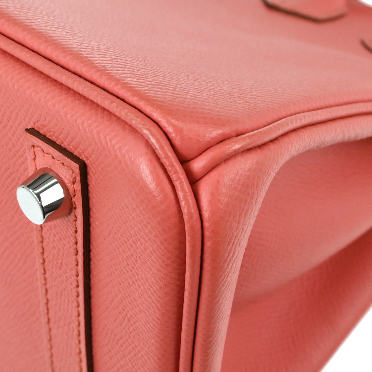 Hermes Flamingo Epsom Birkin 30 Handbag