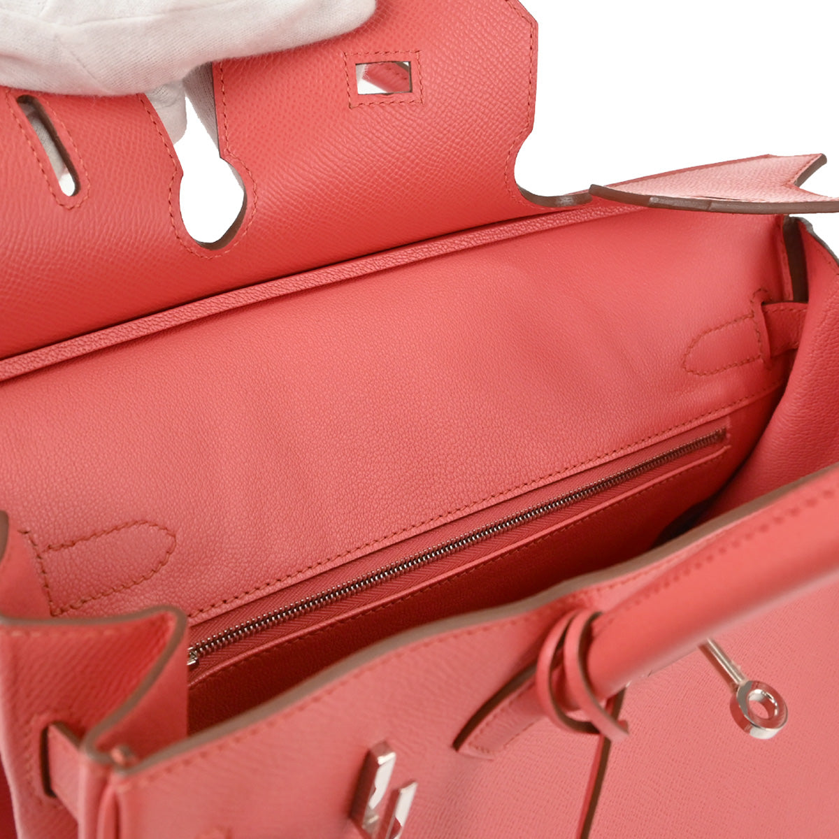 Hermes Flamingo Epsom Birkin 30 Handbag