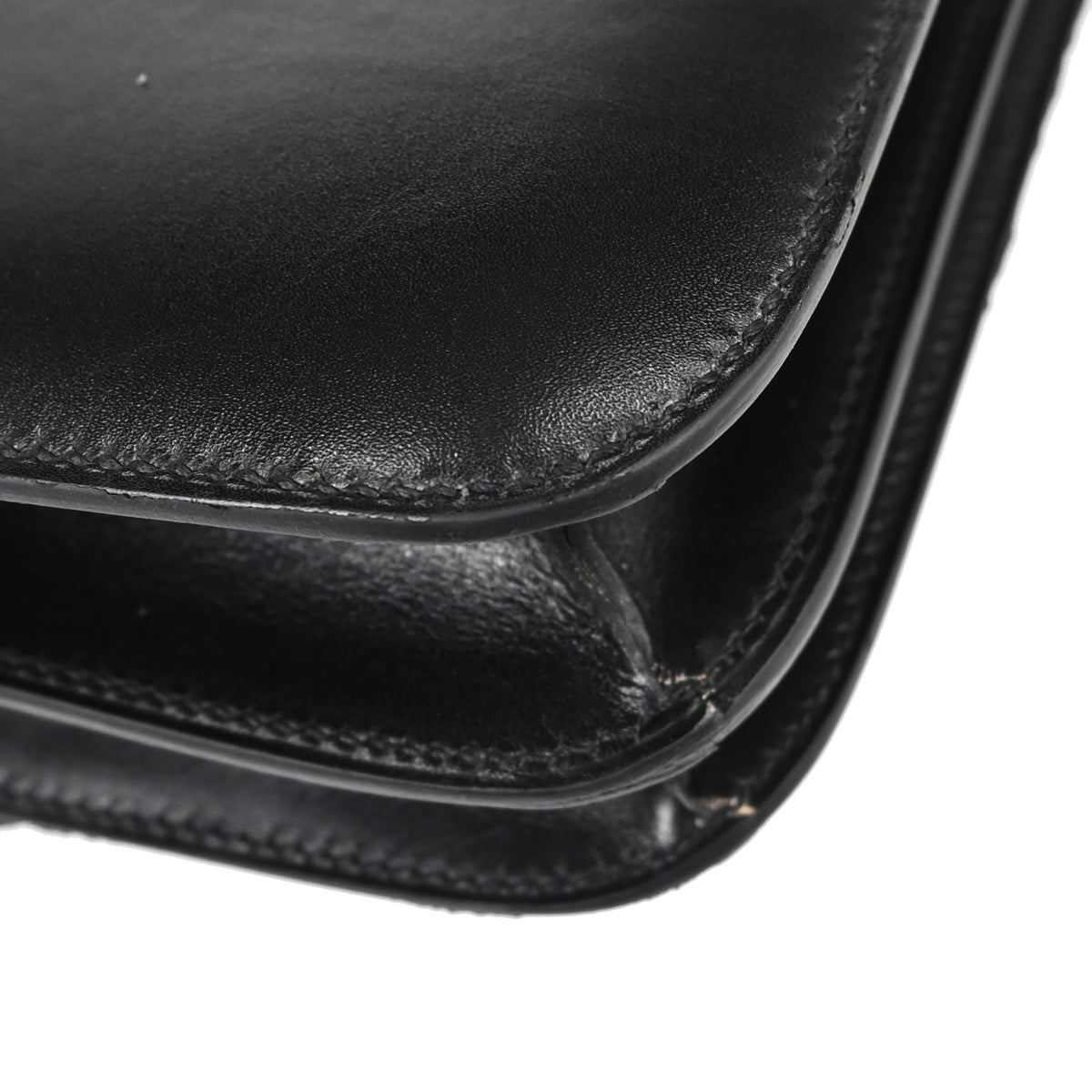 Hermes * Black Box Calf Lizard Constance 18 Shoulder Bag