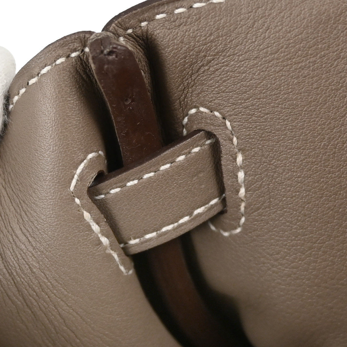 Hermes Etoupe Gray Swift Birkin 25 Handbag
