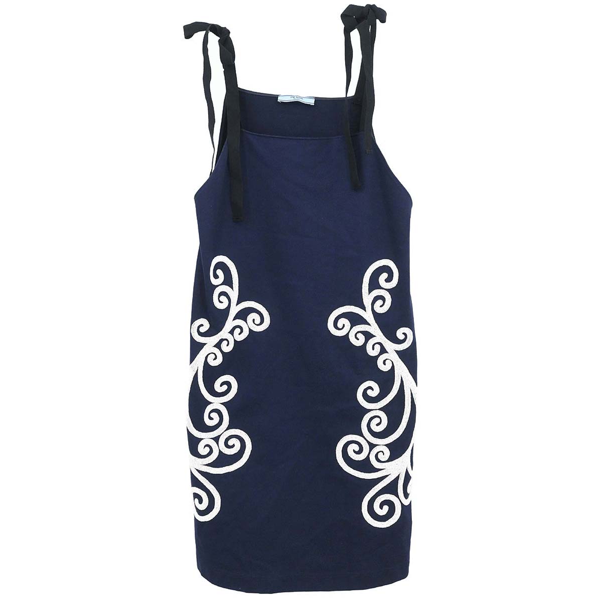 Prada 2019 Sleeveless Dress Navy #36