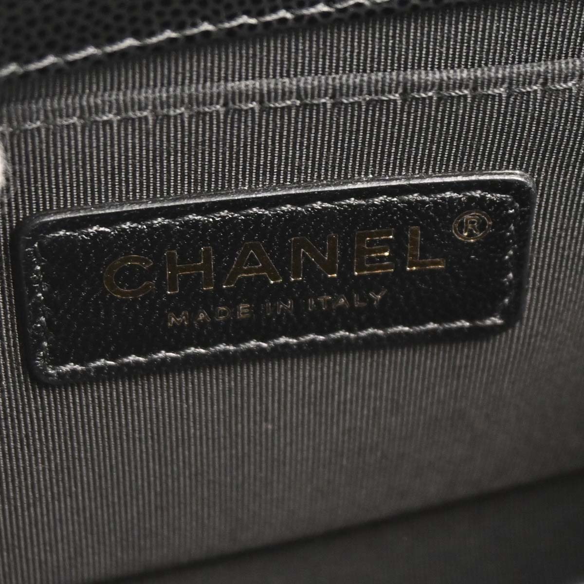Boy Chanel Black Caviar Skin Small Chain Shoulder Bag