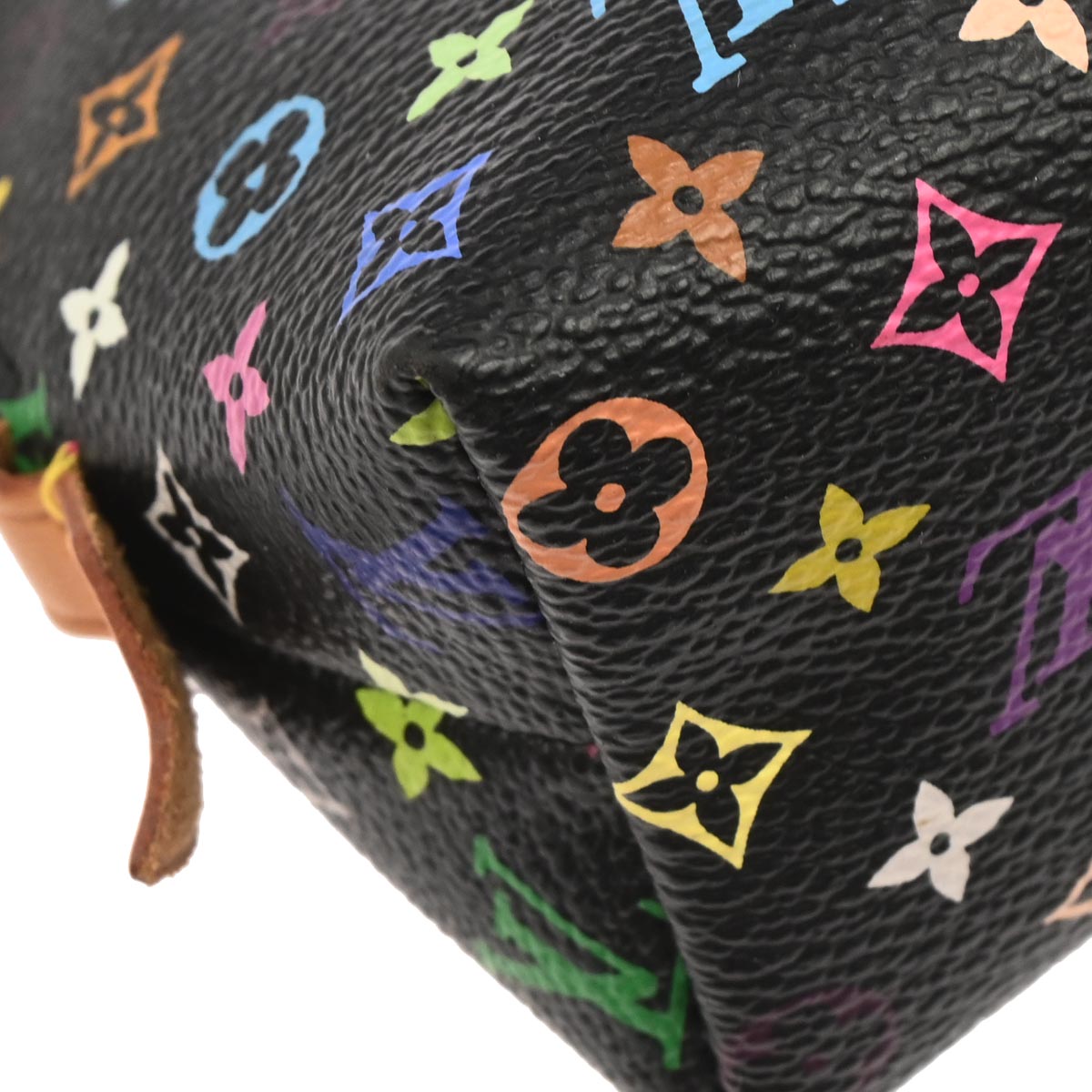 Louis Vuitton Black Monogram Multicolor Pochette Cosmetic M47355