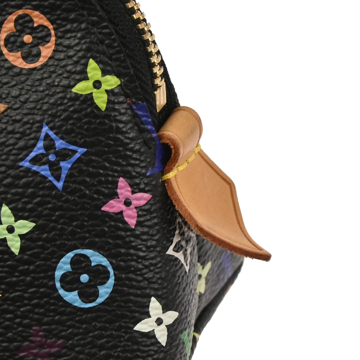 Louis Vuitton Black Monogram Multicolor Pochette Cosmetic M47355