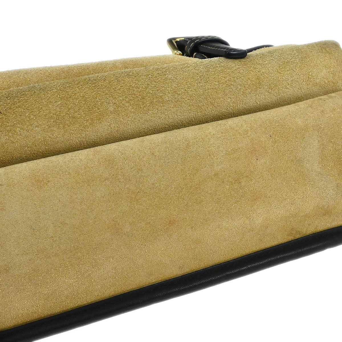 Loewe Beige Suede Shoulder Bag