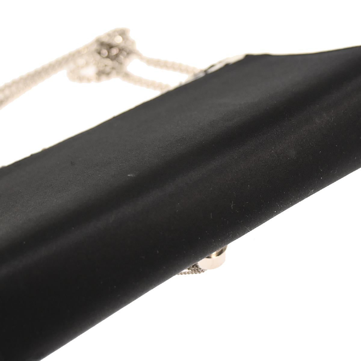 Saint Laurent Black Sequins Satin Kate Shoulder Bag