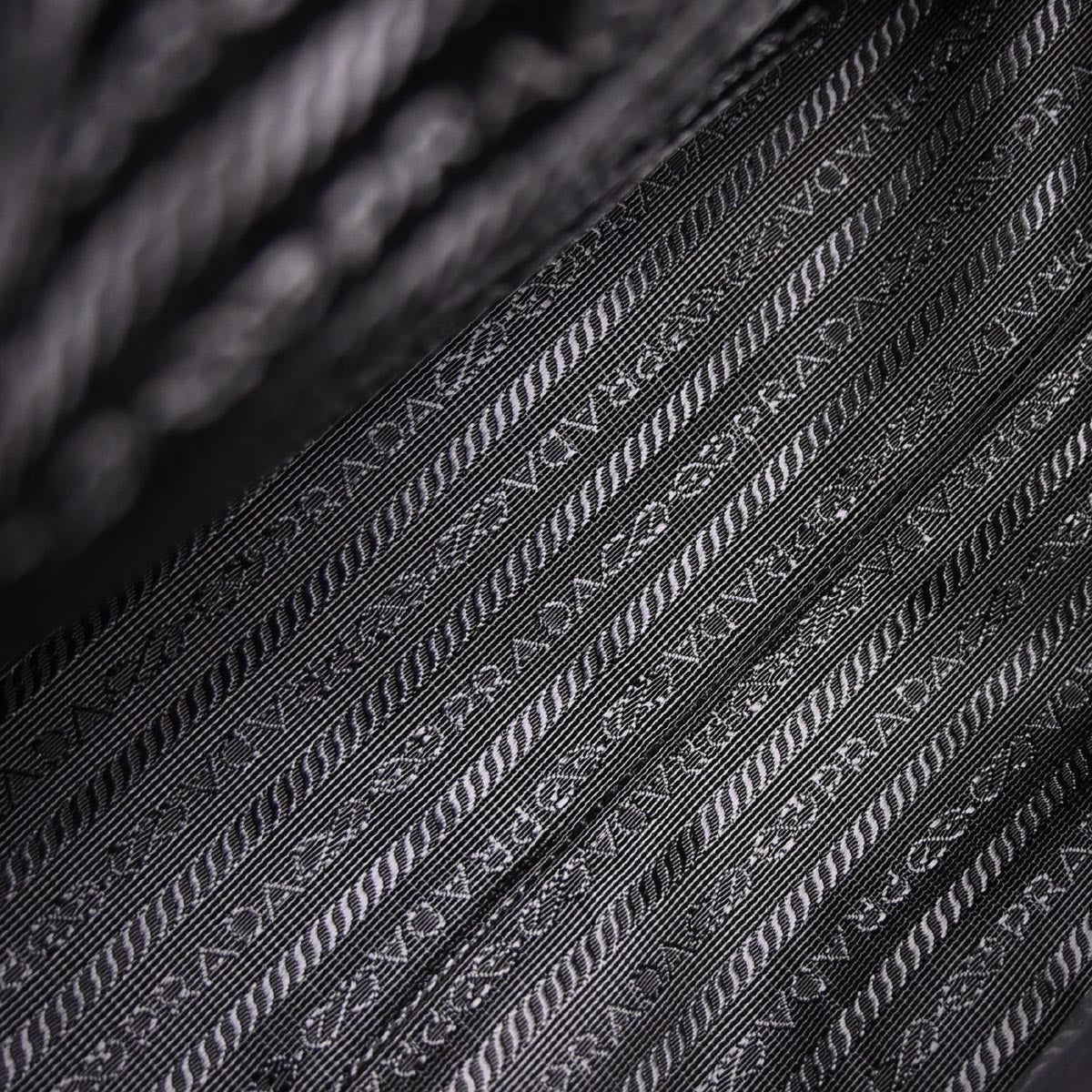 Prada Black Nylon 2way Shoulder Handbag