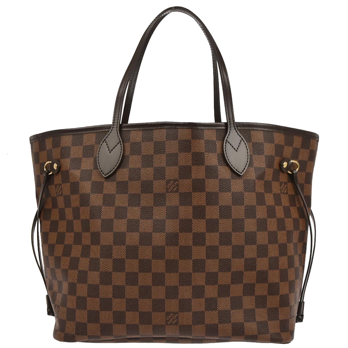 Louis Vuitton Damier Neverfull MM Shoulder Tote Bag N51105
