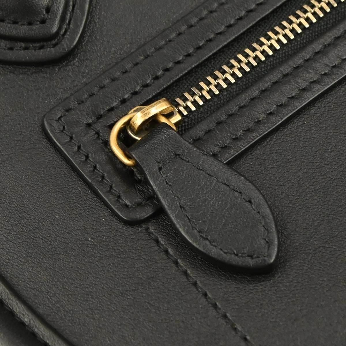 Celine Black Nano Luggage 2way Shoulder Tote Bag