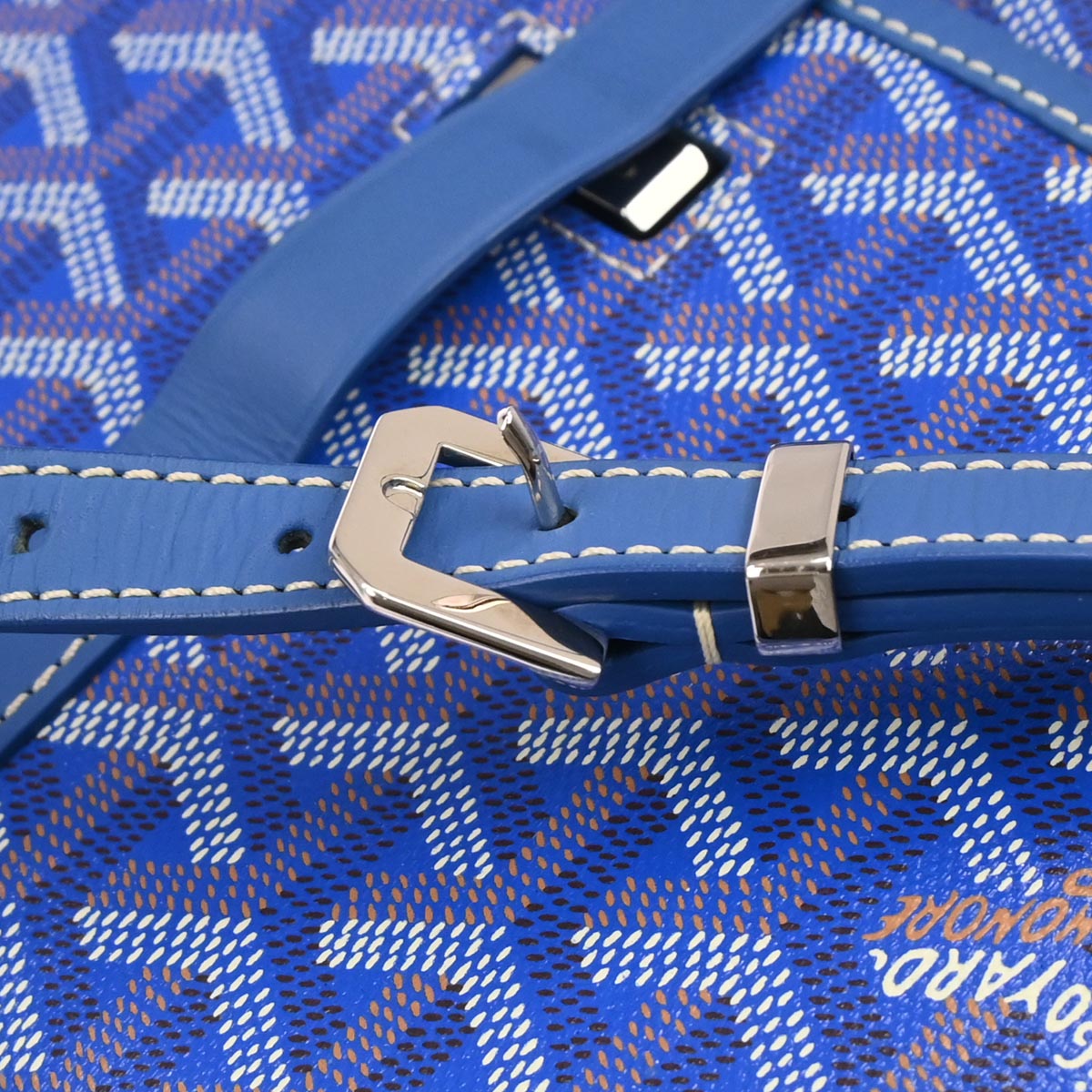 Goyard Blue Belvedere PM Shoulder Bag