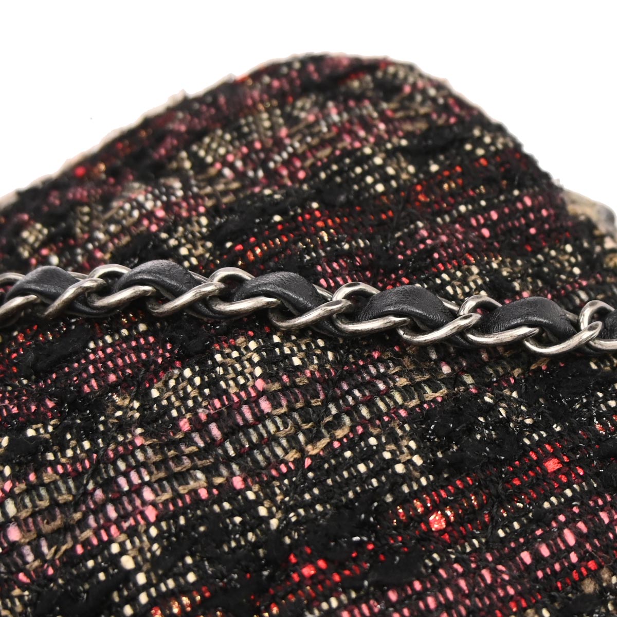 Chanel Black Tweed Shoulder Bag