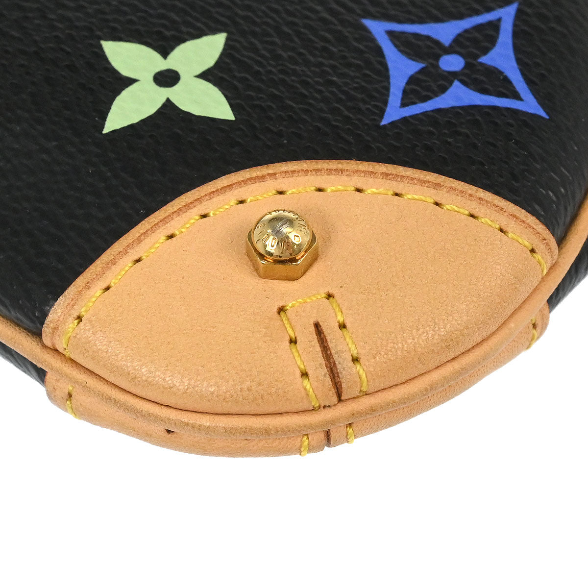 Louis Vuitton Black Multicolor Pochette Milla MM Handbag M60097