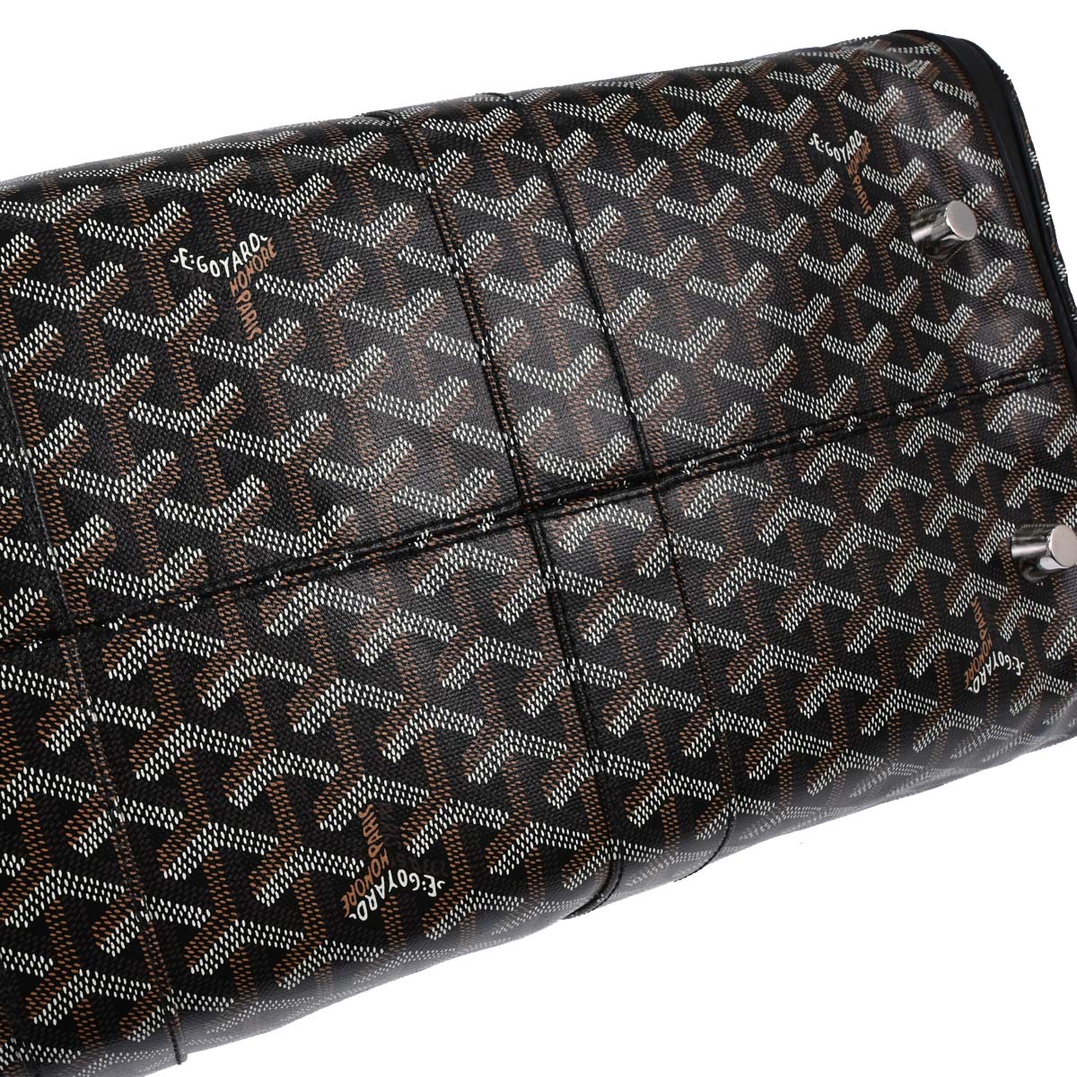 Goyard Black Croisiere 50 Duffle Bag