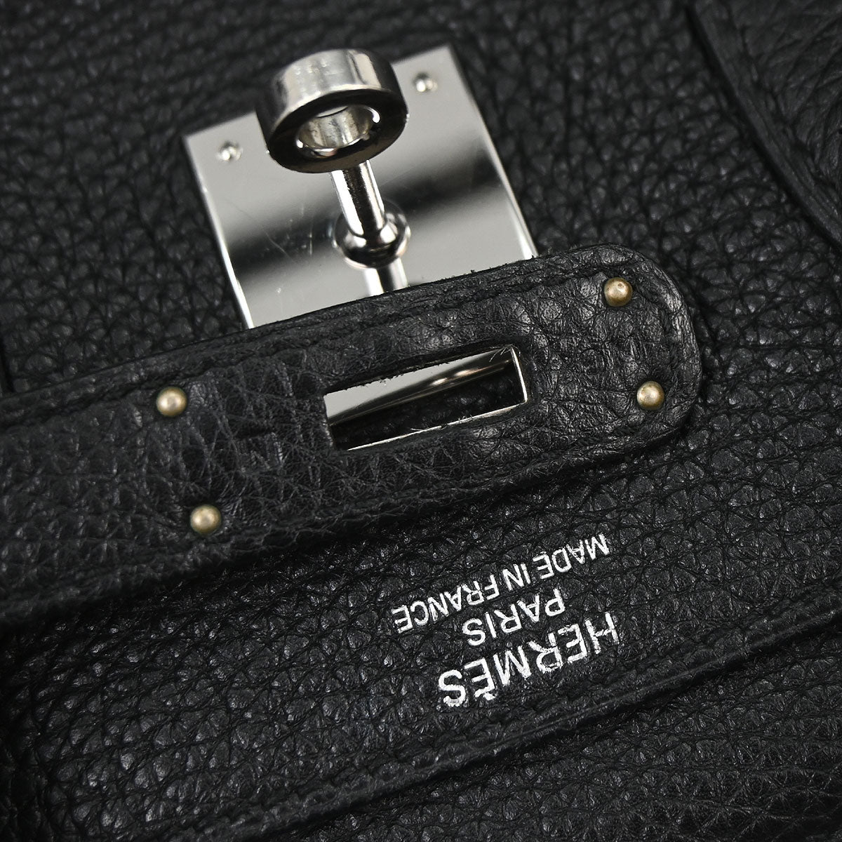 Hermes Black Togo Birkin 35 Handbag