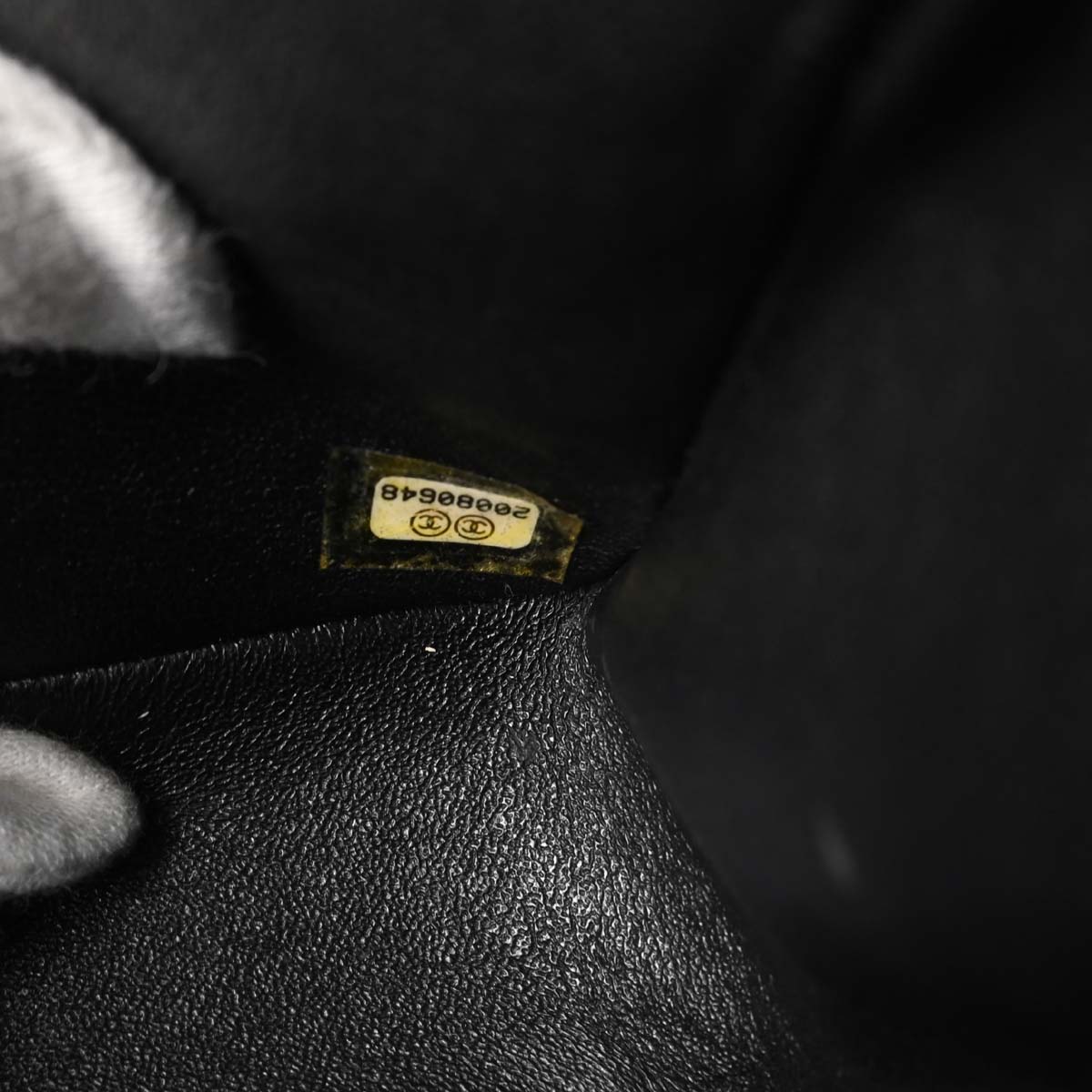 Chanel 2014-2015 Black Lambskin Medium Classic Double Flap Shoulder Bag