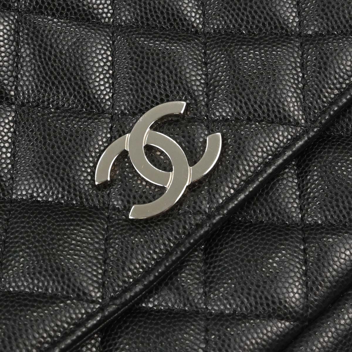 Chanel 2018-2019 Black Caviar Skin Camera Bag Small