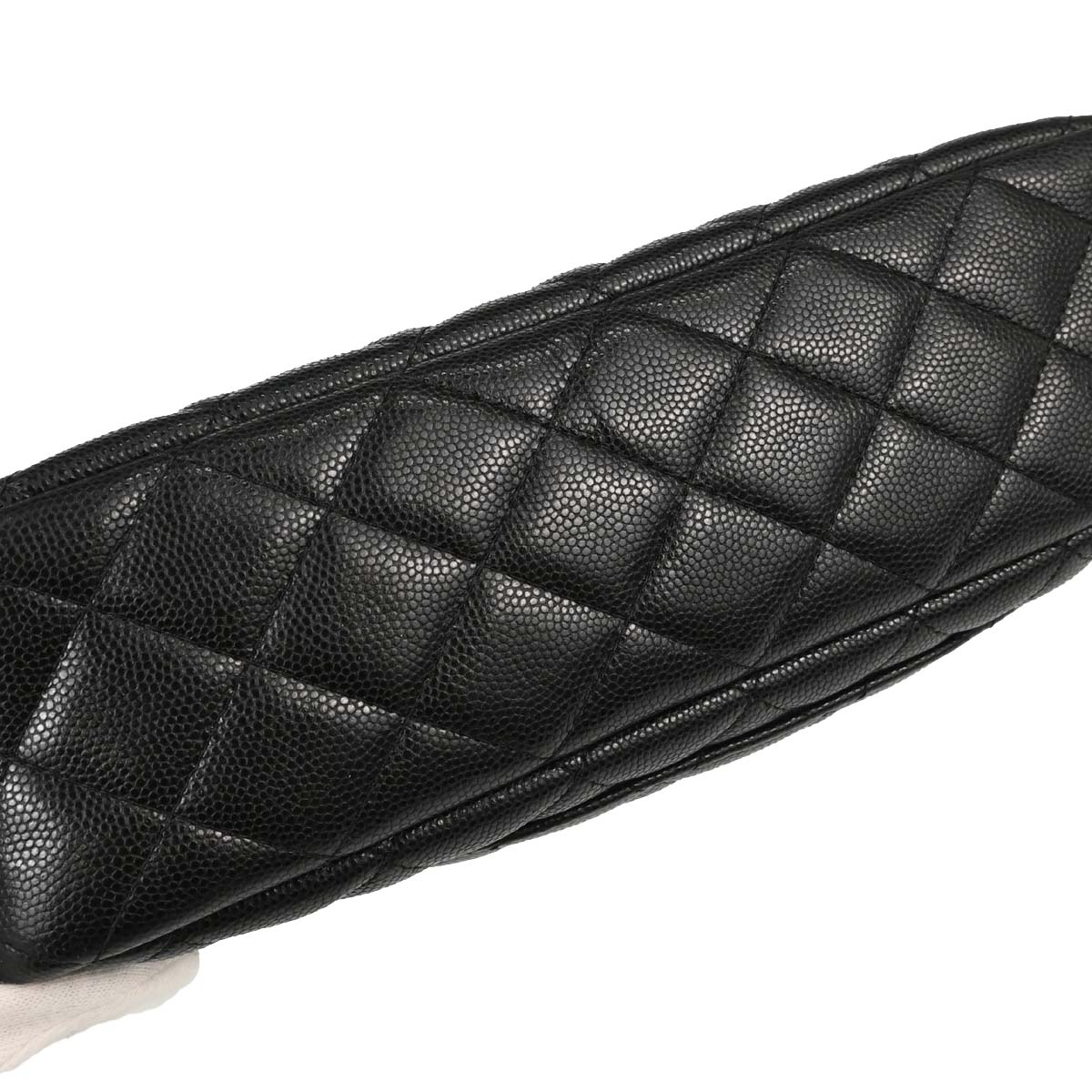Chanel 2018-2019 Black Caviar Skin Camera Bag Small
