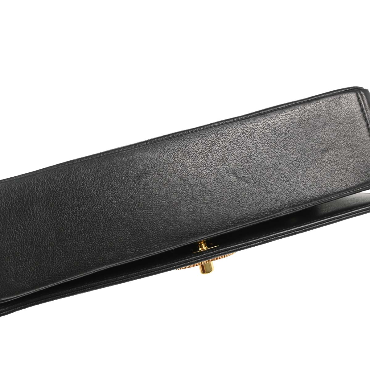 Chanel 2015-2016 Black Calfskin Shoulder Bag