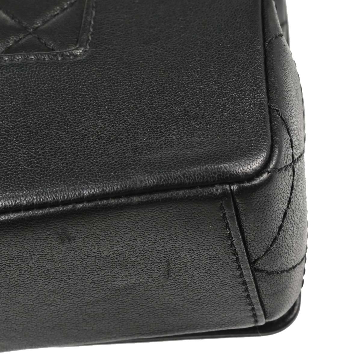 Chanel 2015-2016 Black Calfskin Shoulder Bag