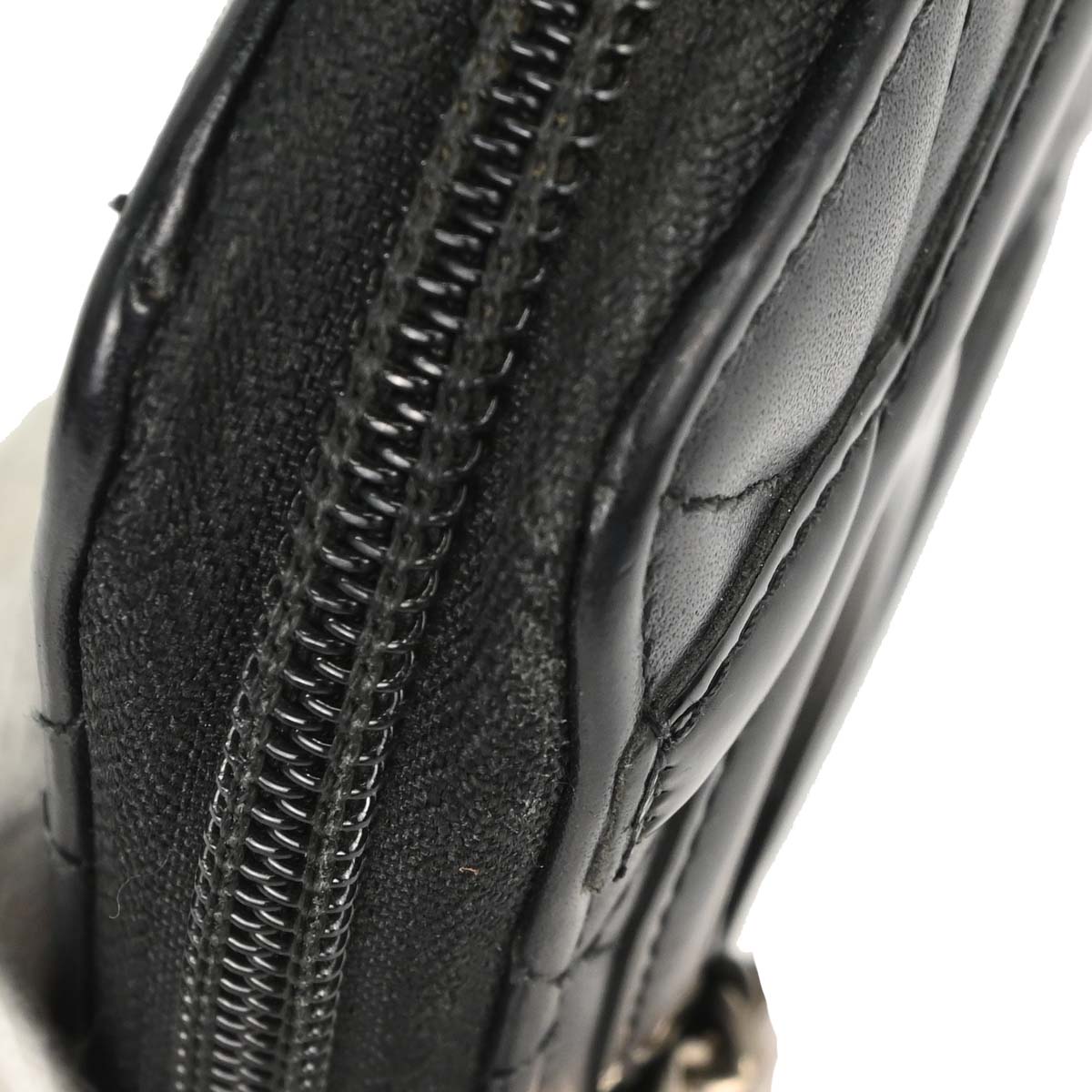 Chanel 2014-2015 Black Calfskin Cambon Ligne Zip Around Long Wallet
