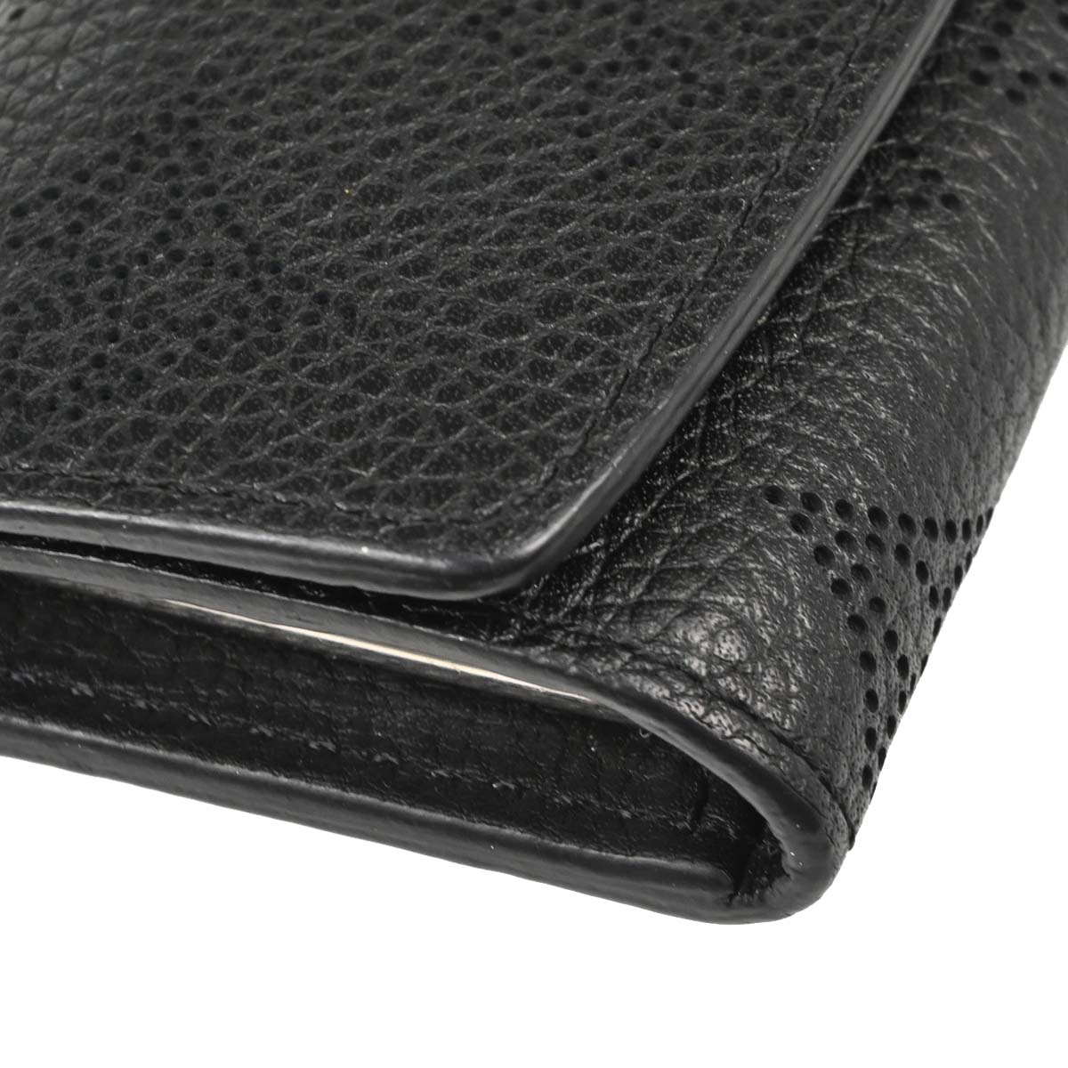 Louis Vuitton Black Mahina Multicles 4 Key Case M64054 Small Good