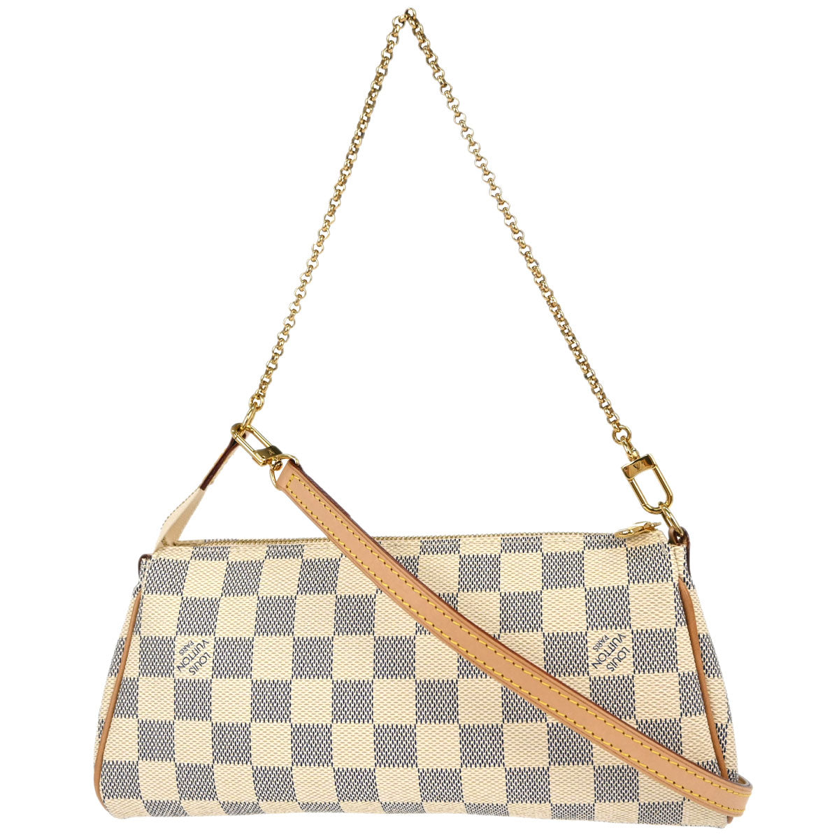Louis Vuitton Damier Azur Eva 2way Shoulder Chain Handbag N55214